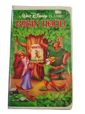 The product is a (1973) Still Sealed Robin Hood VHS Cassette Tape